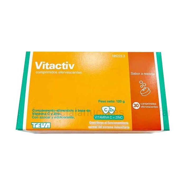 Teva Vitactiv 30 Compresse Effervescenti 120g