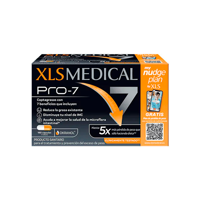Xls Medical Pro-7 Nudge 180 Capsule 