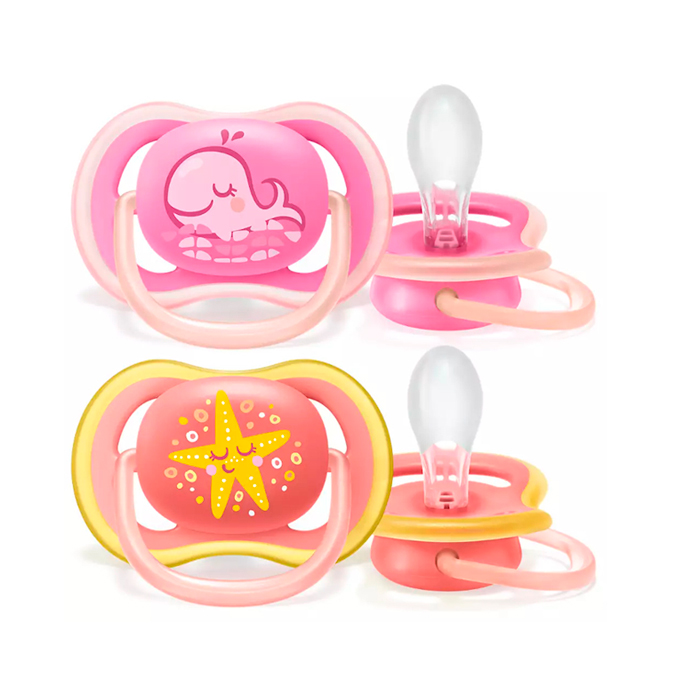 Succhietto Avent Ultra Air Happy 0-6 Mesi Ragazza 2U