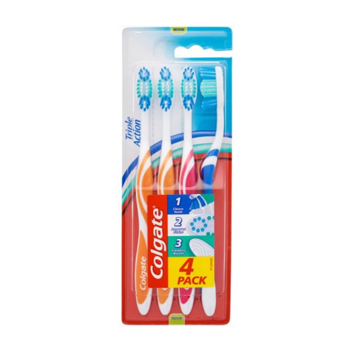 Colgate Triple Action Spazzolino Da Denti 4 Unitàs