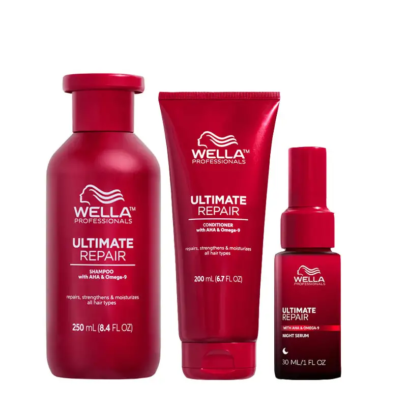 WELLA Kit Ultimate Repair Shampoo 250ml + Conditioner 200ml + Night Serum 30ml